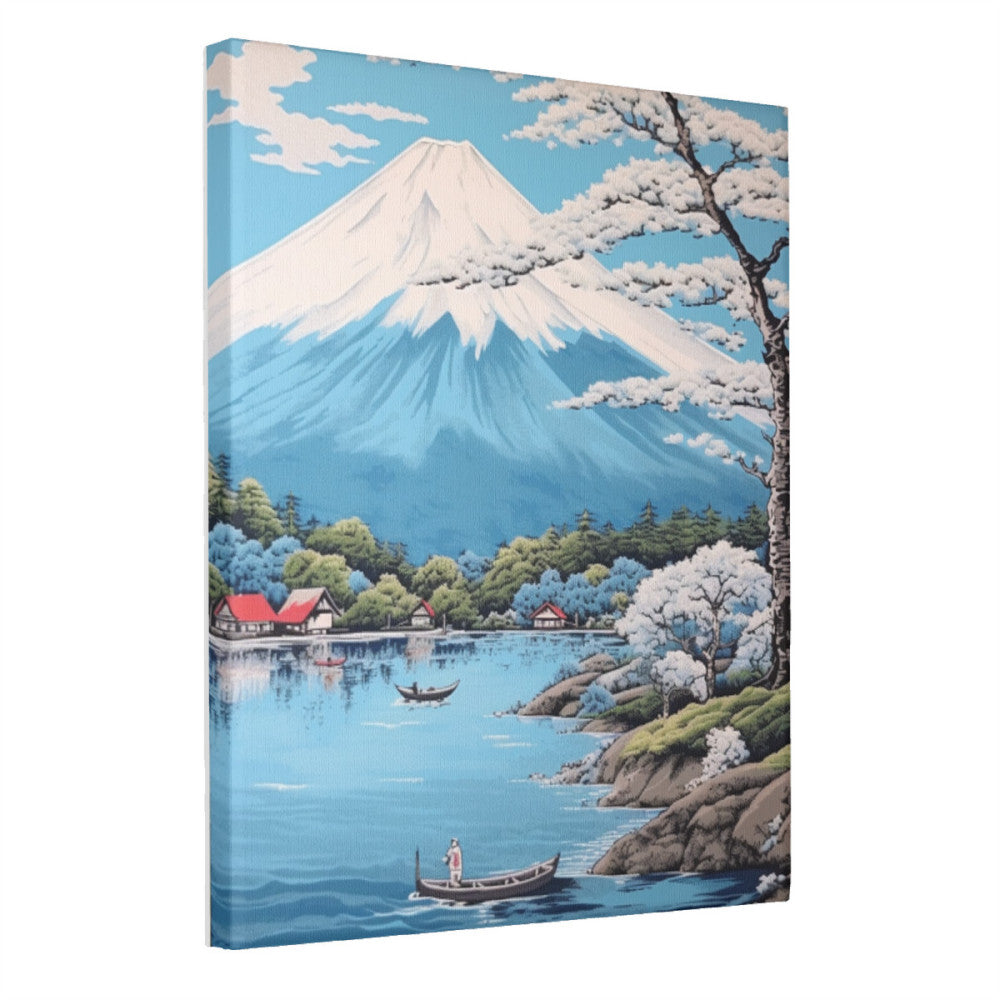 Mt. Fuji Waterway - Paint by Numbers