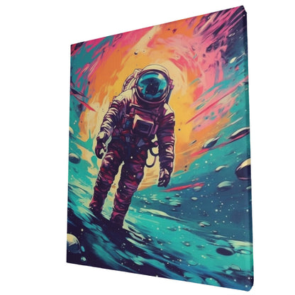 Cosmic Odyssey Retro Space Quest Wall Art