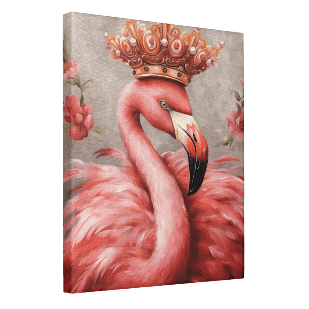 Regal Flamingo Dreams - Paint by Numbers