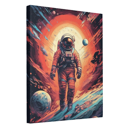 Celestial Odyssey Retro Space Venture Wall Art