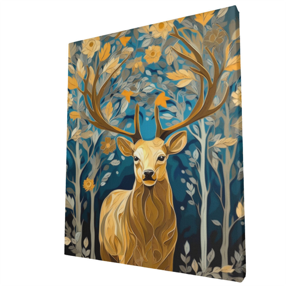 Golden Deer - Paint by Numbers