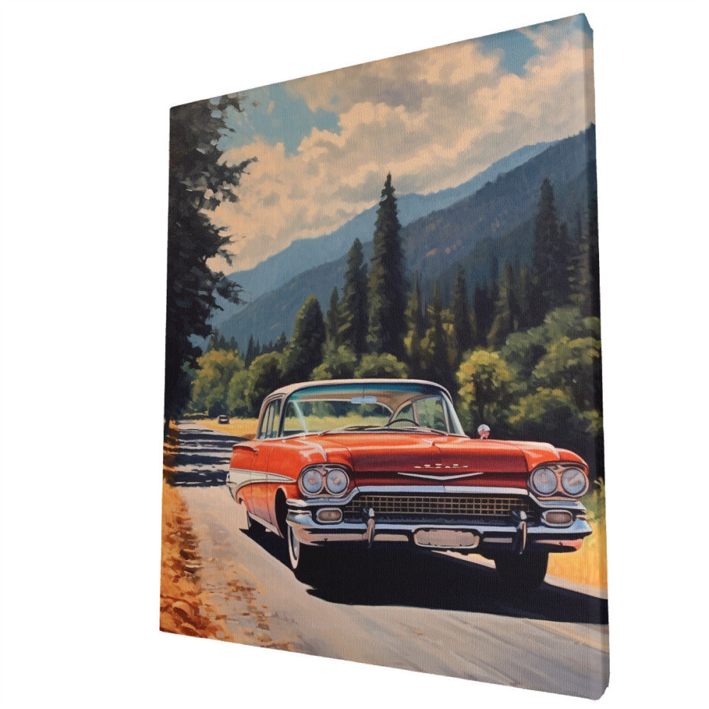 Vintage Drive Countryside Journey Wall Art