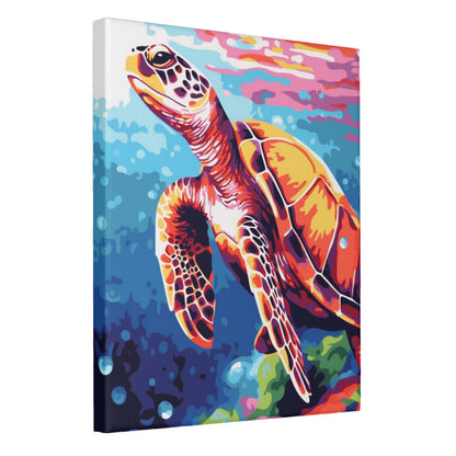 Vibrant Turtle Haven - Paint by Numbers