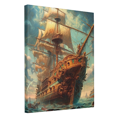 Ocean Odyssey Vintage Nautical Voyage Wall Art