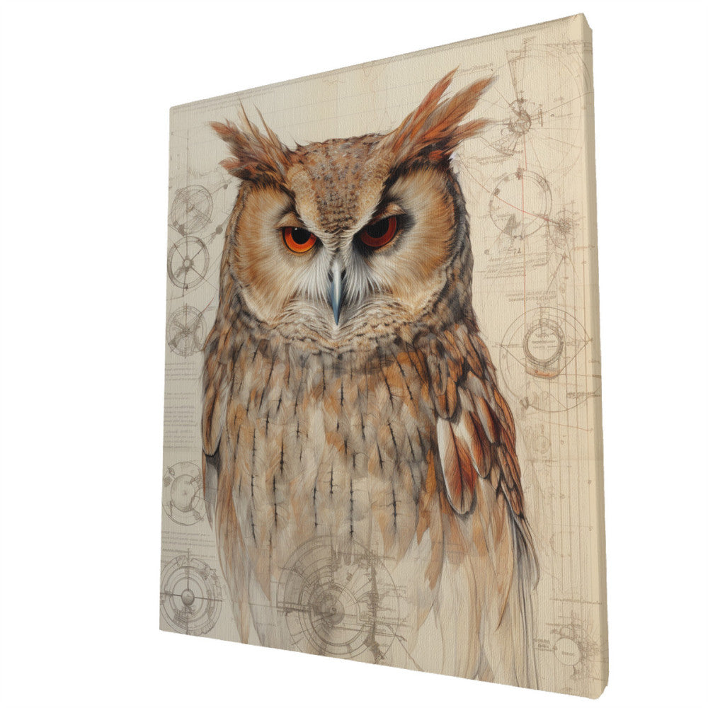 Durer's Legacy Owl Sketch from the 15th Century Wall Art