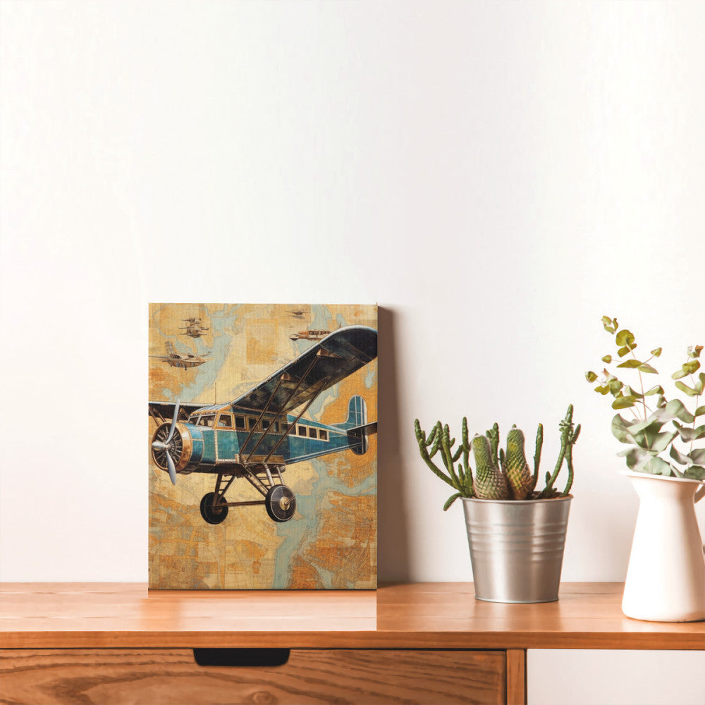 Wings of Time Historic Air Voyage Wall Art