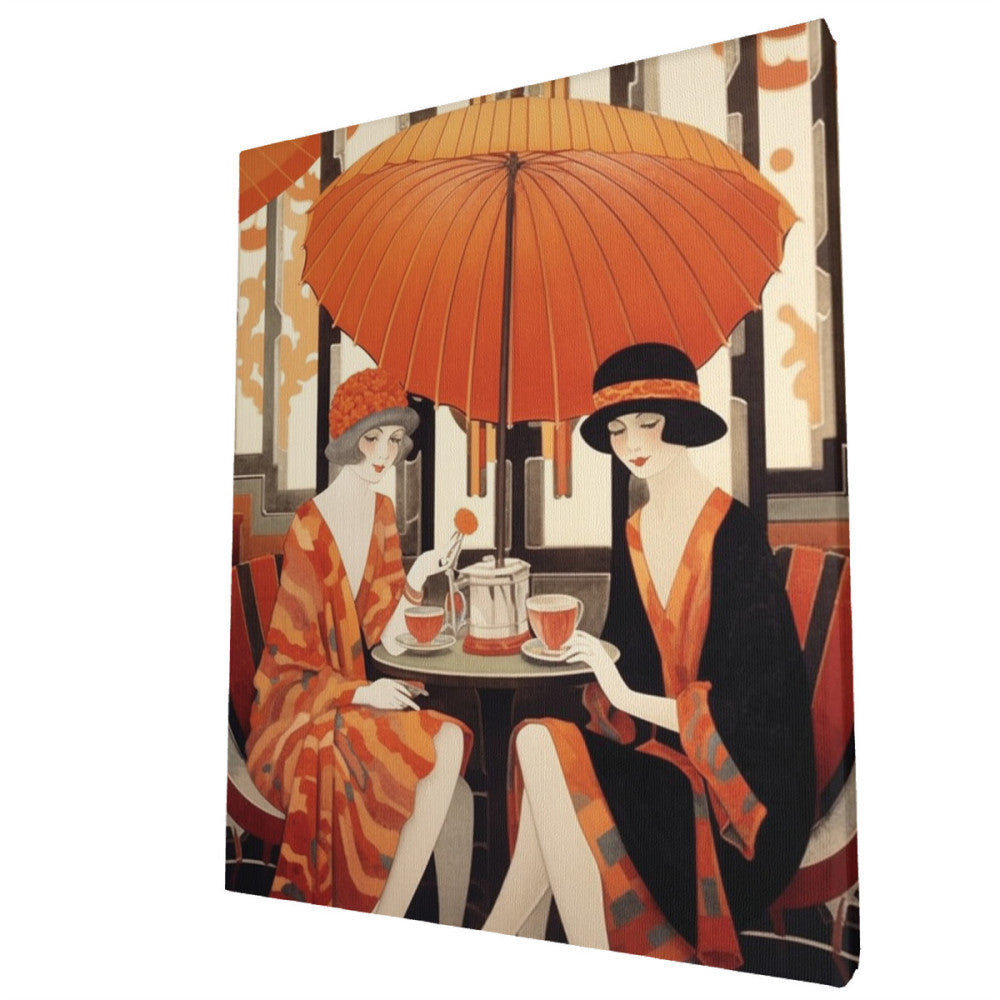 Glamour Café 1920s Parisian Delight Wall Art