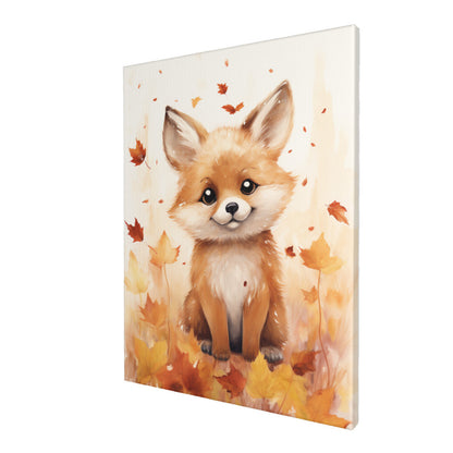 Autumn Fox Whimsy Wall Art