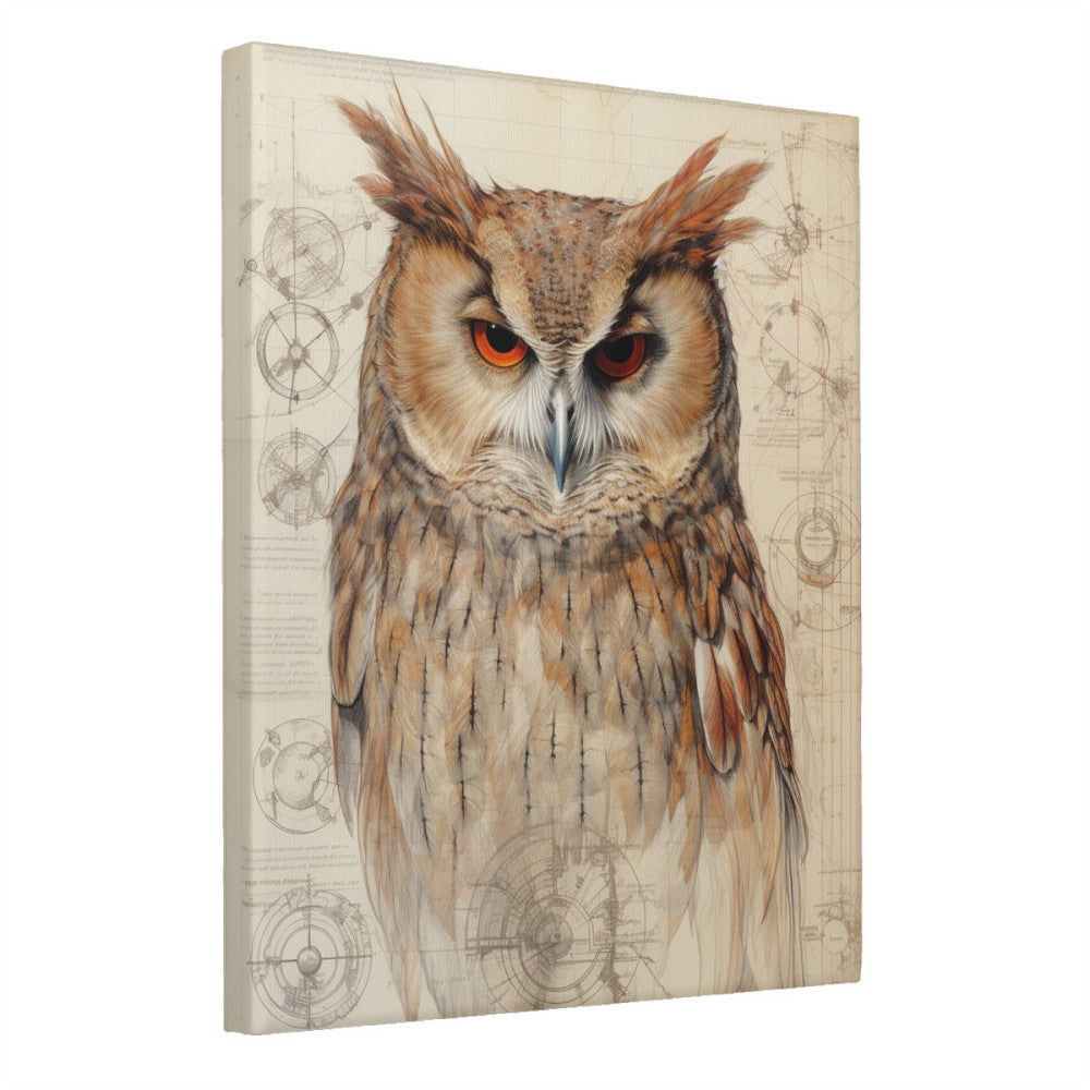 Durer's Legacy Owl Sketch from the 15th Century Wall Art