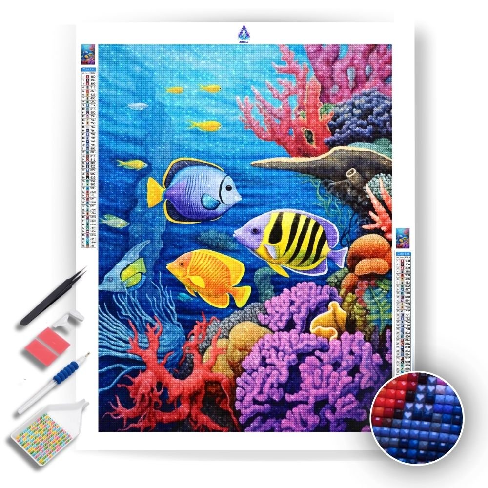 Aqua Dreams- Diamond Painting Kit - Artslo.com
