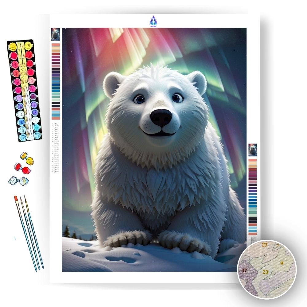 Arctic Aurora - Paint by Numbers - Artslo.com