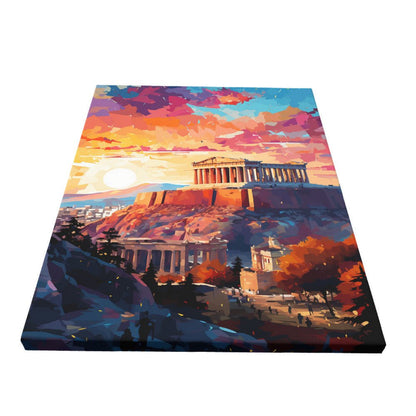 Athens Parthenon - Paint by Numbers - Artslo.com