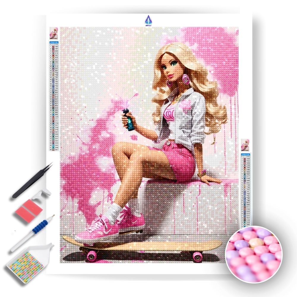 Barbie store art kit