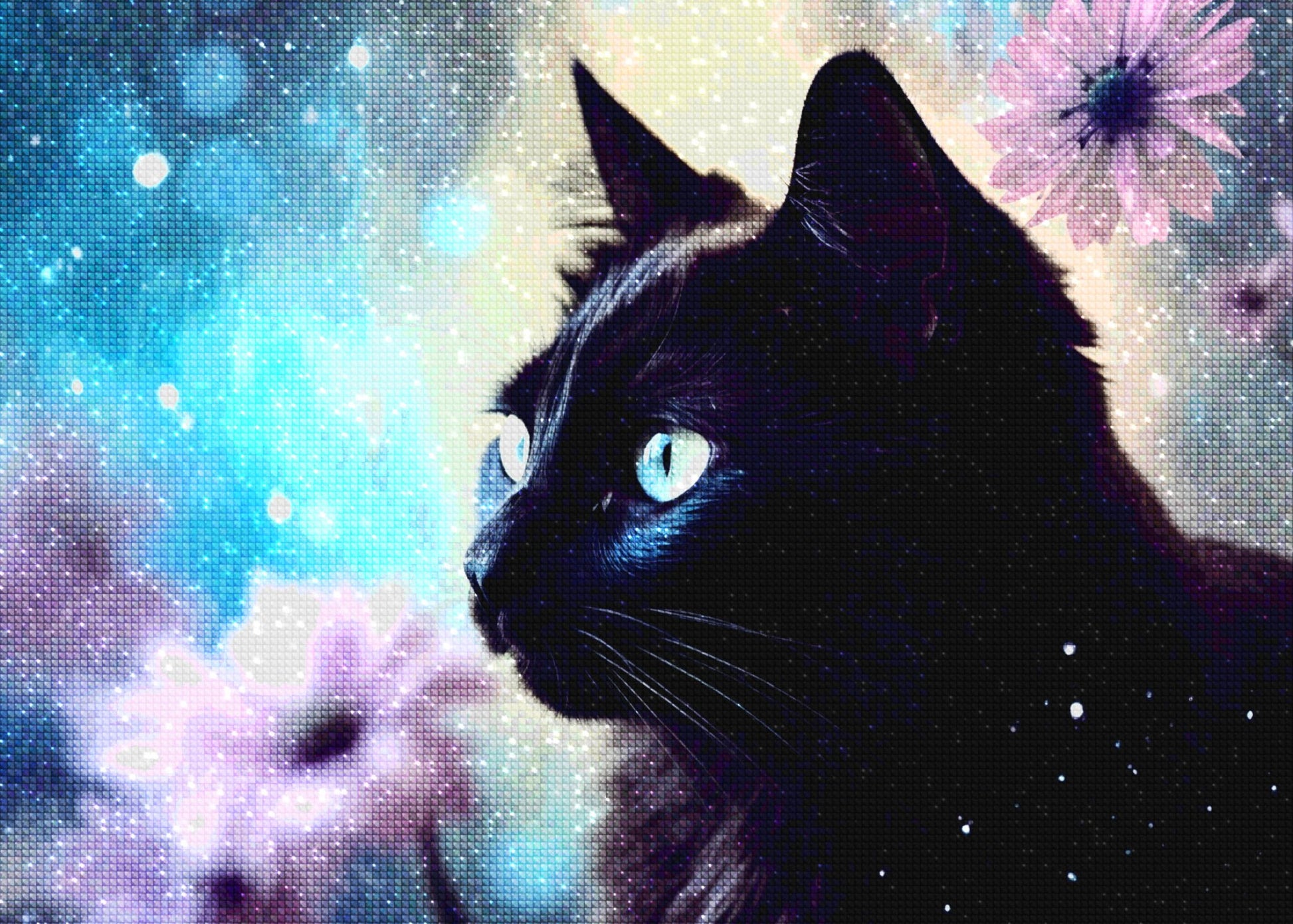 Black Cat - Diamond Painting Kit - Artslo.com