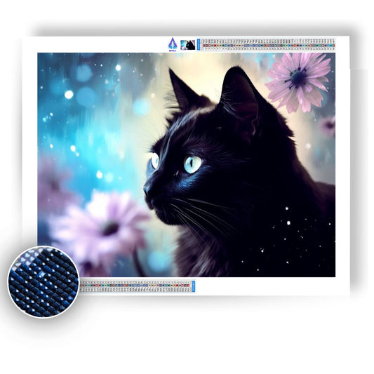 Black Cat - Diamond Painting Kit - Artslo.com