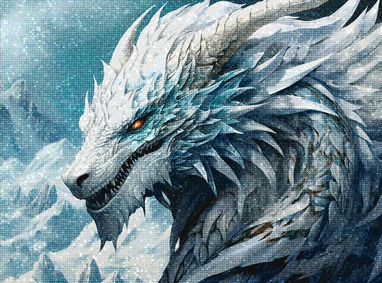 Blue Dragon- Diamond Painting Kit - Artslo.com