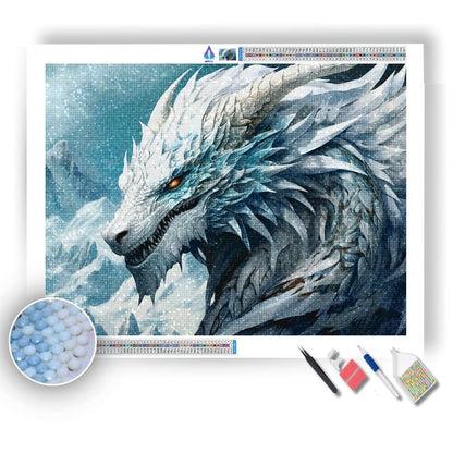 Blue Dragon- Diamond Painting Kit - Artslo.com