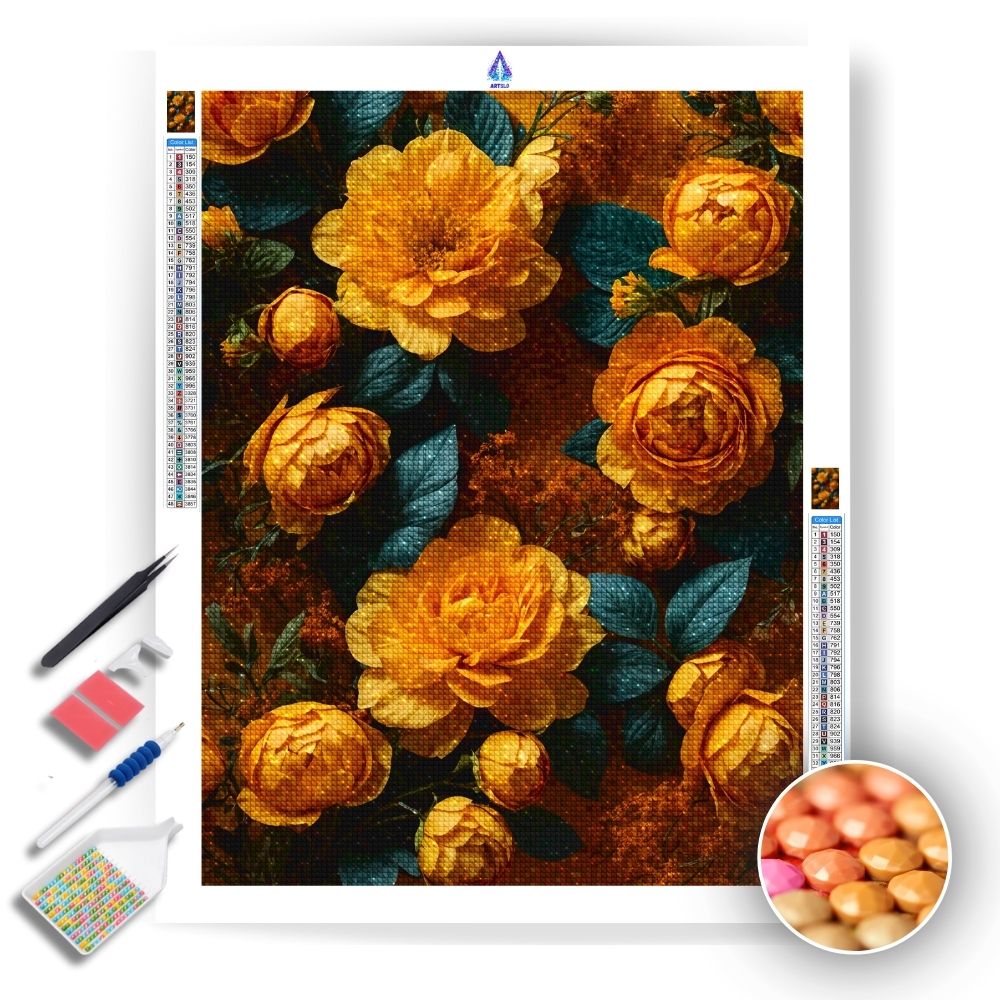 Boho Floral Dreams - Diamond Painting Kit - Artslo.com