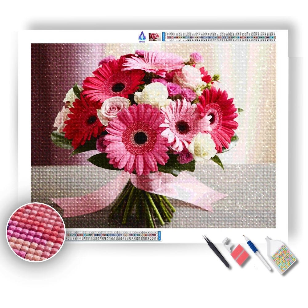 Bouquet Flowers - Diamond Painting Kit - Artslo.com