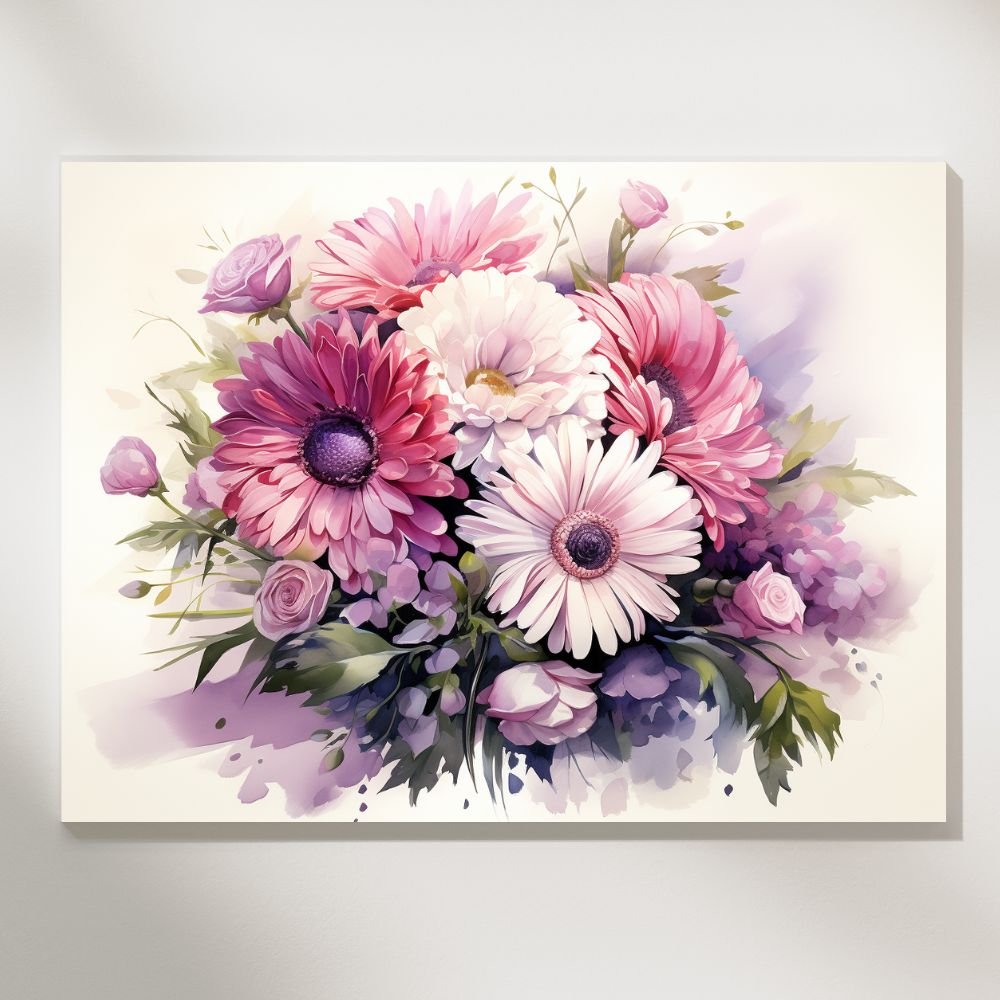 Bouquet Flowers - Paint by Numbers - Artslo.com