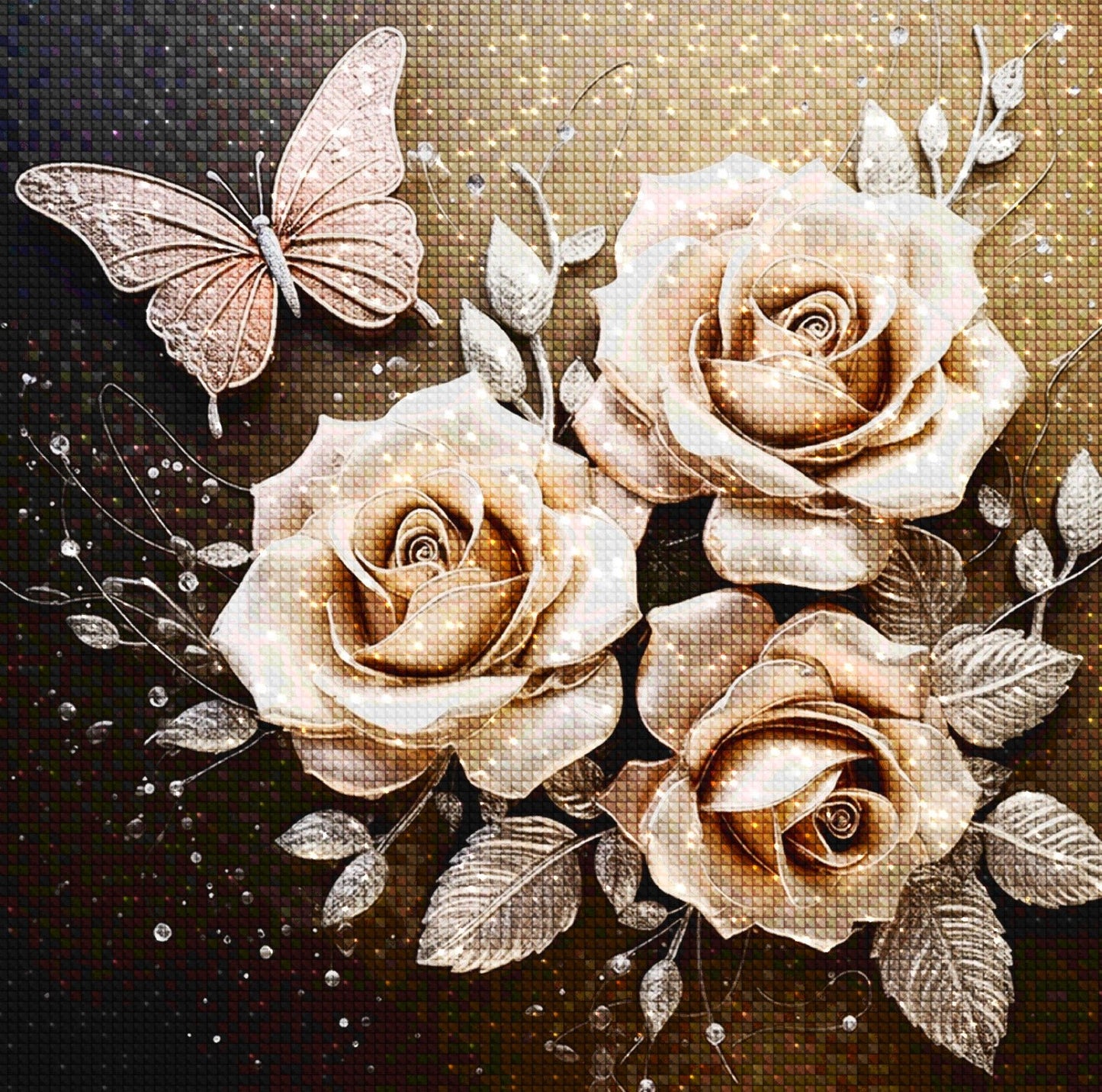 Bronze Rose - Diamond Painting Kit - Artslo.com