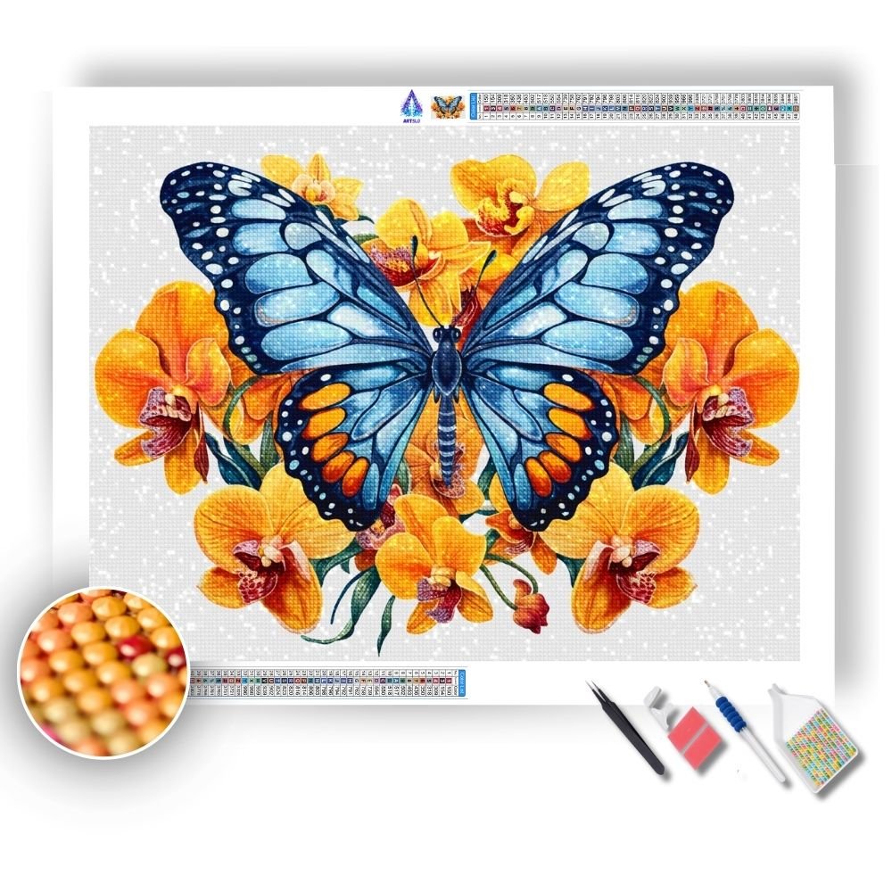 Butterfly - Diamond Painting Kit - Artslo.com