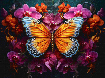 Butterfly Flower - Diamond Painting Kit - Artslo.com