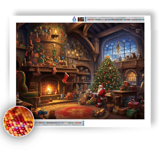 Christmas Santa - Diamond Painting Kit - Artslo.com