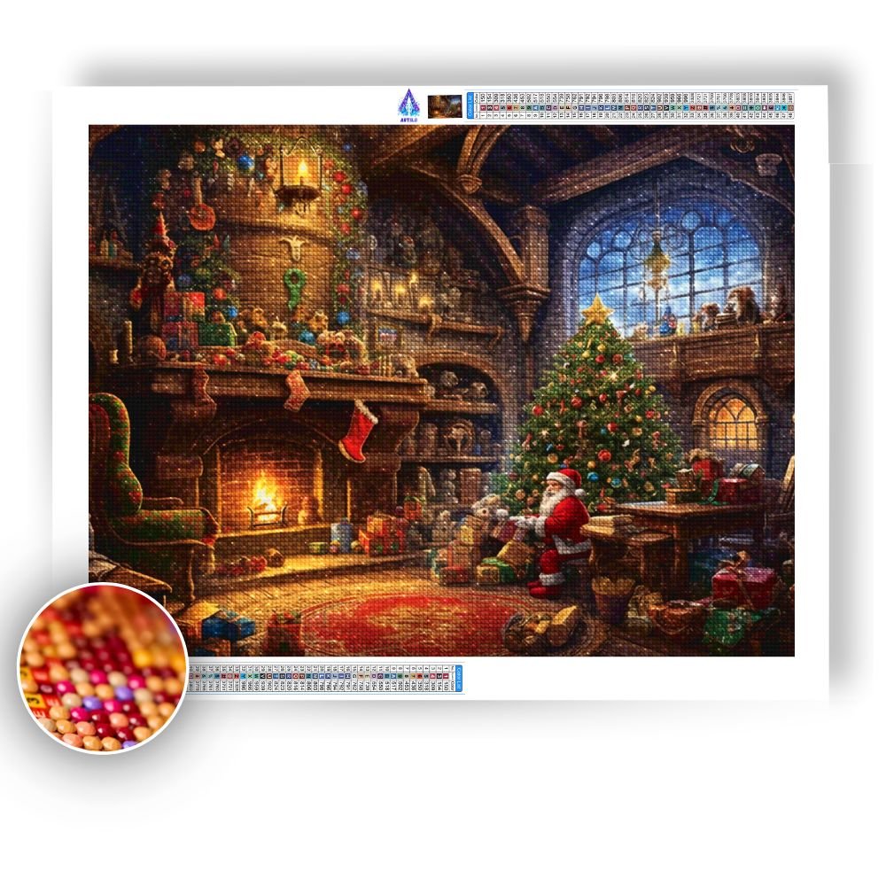 Christmas Santa - Diamond Painting Kit - Artslo.com