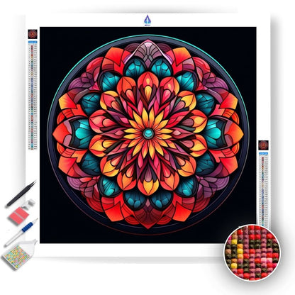 Colorful Mandala - Diamond Painting Kit - Artslo.com