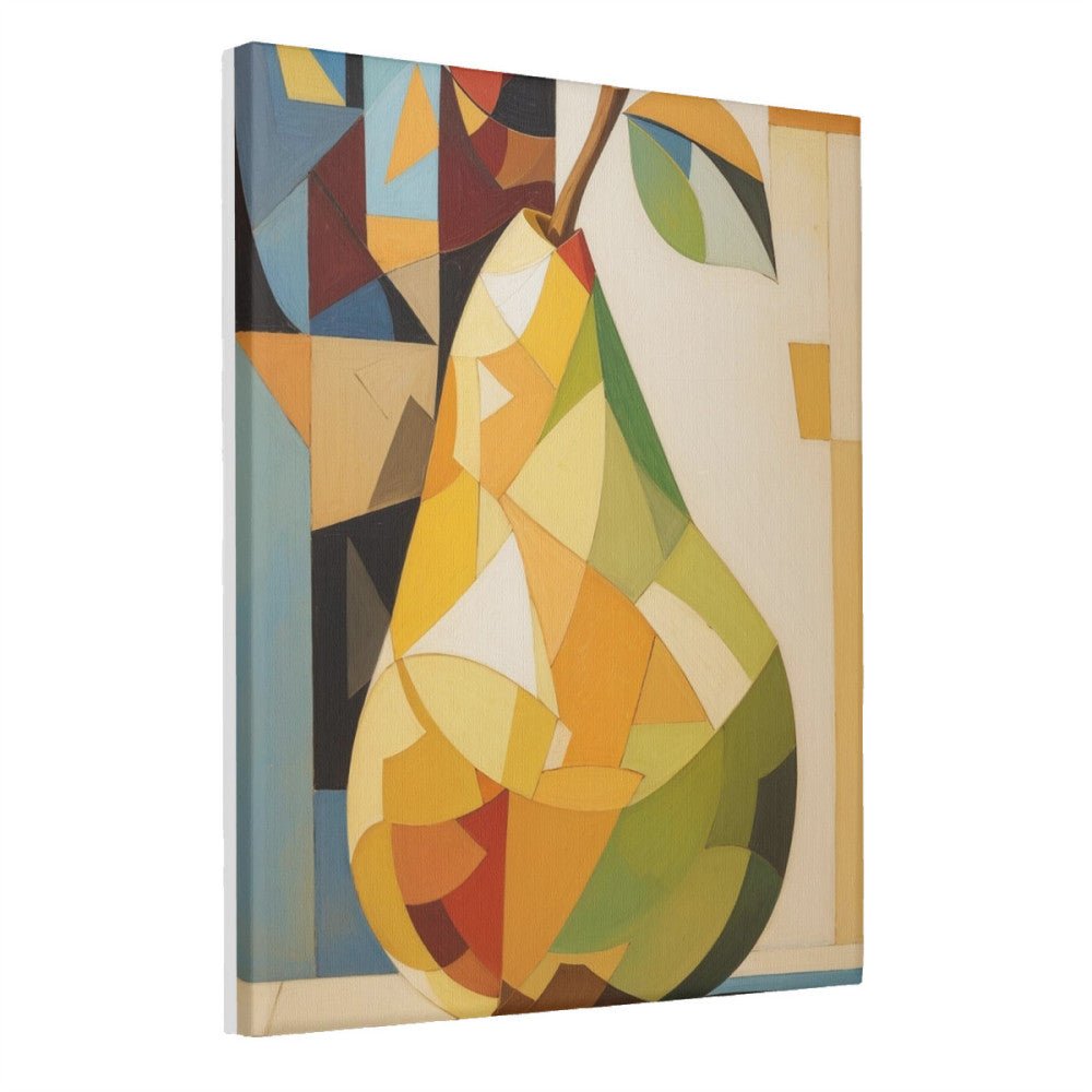 Cubist Pear - Paint by Numbers - Artslo.com