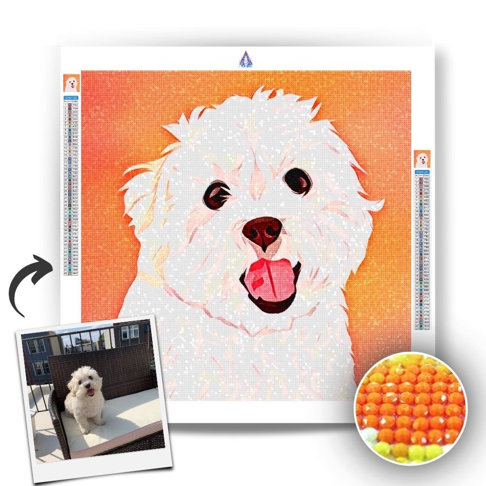 Custom Diamond Painting - Your Pet Portrait masterpiece - Artslo.com