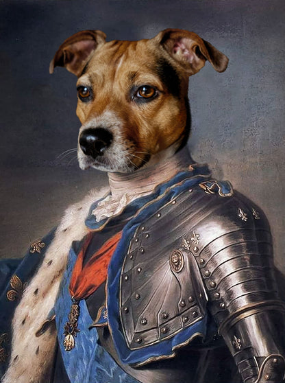 Custom Royal Pet Portraits - Framed Printed Wall Art Canvas - Artslo.com