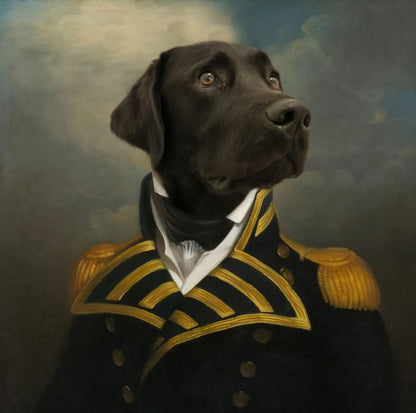 Custom Royal Pet Portraits - Framed Printed Wall Art Canvas - Artslo.com