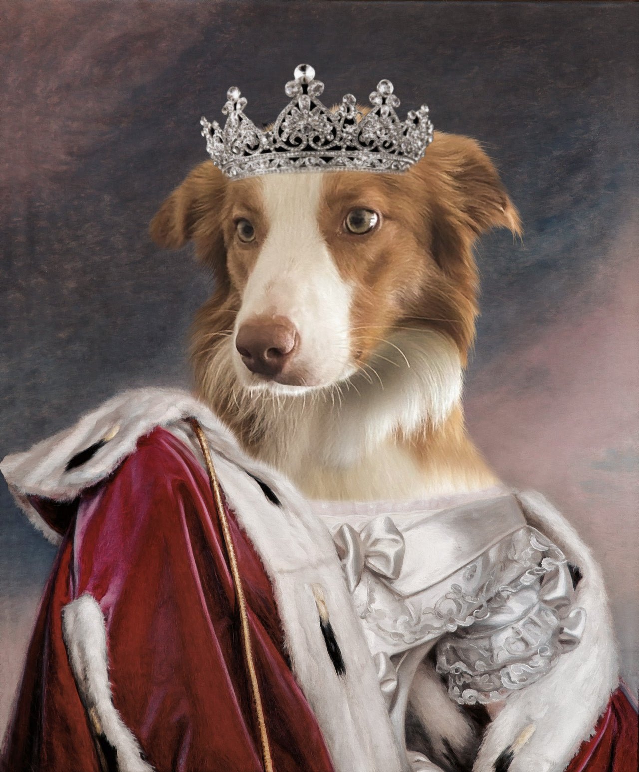 Custom Royal Pet Portraits - Framed Printed Wall Art Canvas - Artslo.com