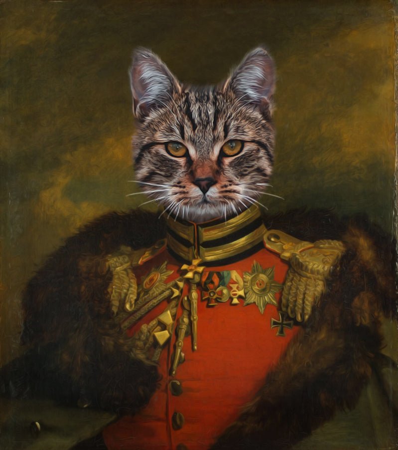 Custom Royal Pet Portraits - Framed Printed Wall Art Canvas - Artslo.com