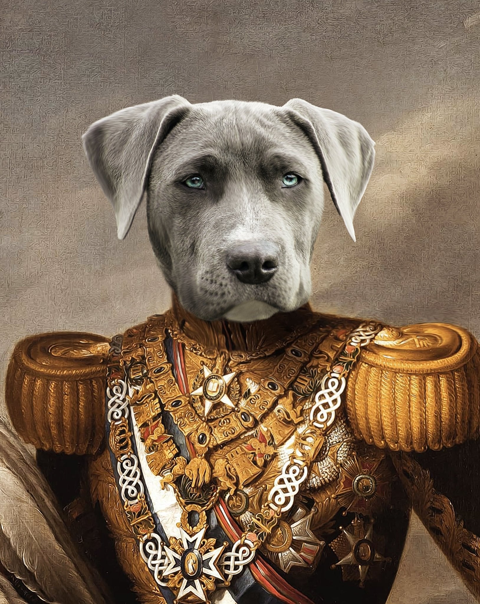 Custom Royal Pet Portraits - Framed Printed Wall Art Canvas - Artslo.com