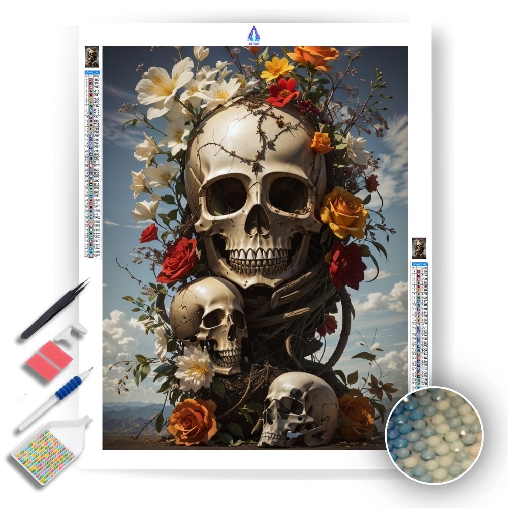 Cycle of Life and Death - Diamond Painting Kit - Artslo.com