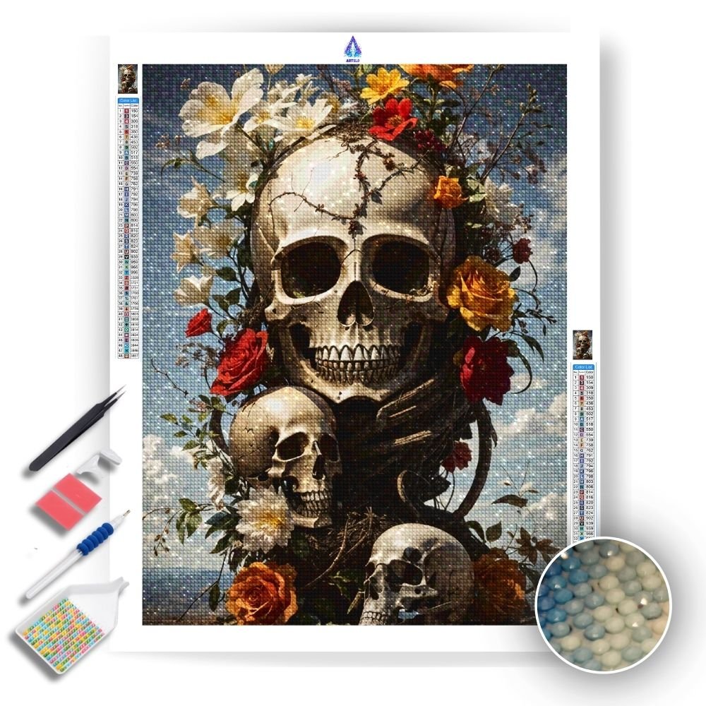 Cycle of Life and Death - Diamond Painting Kit - Artslo.com