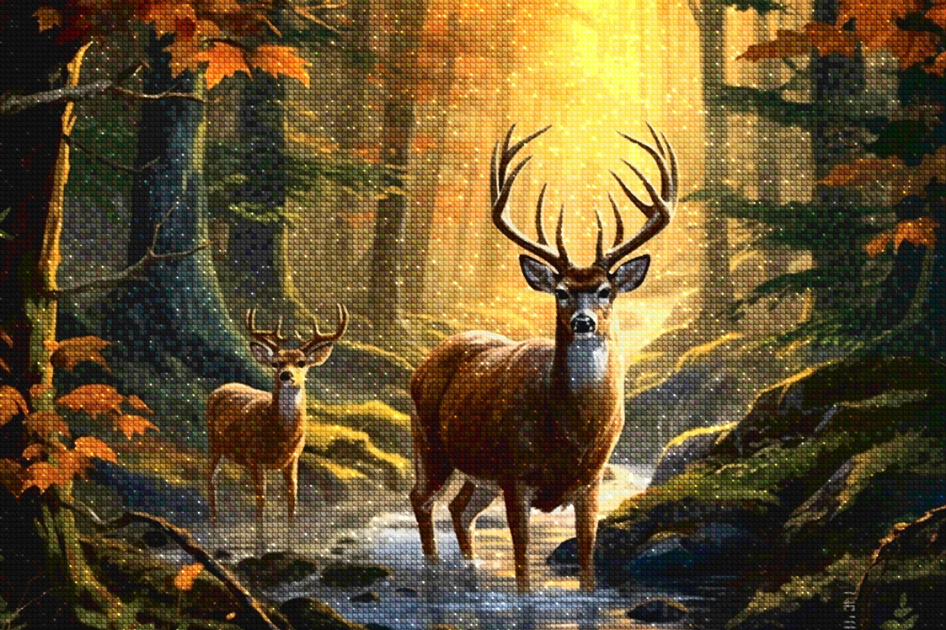 Deers - Diamond Painting Kit - Artslo.com