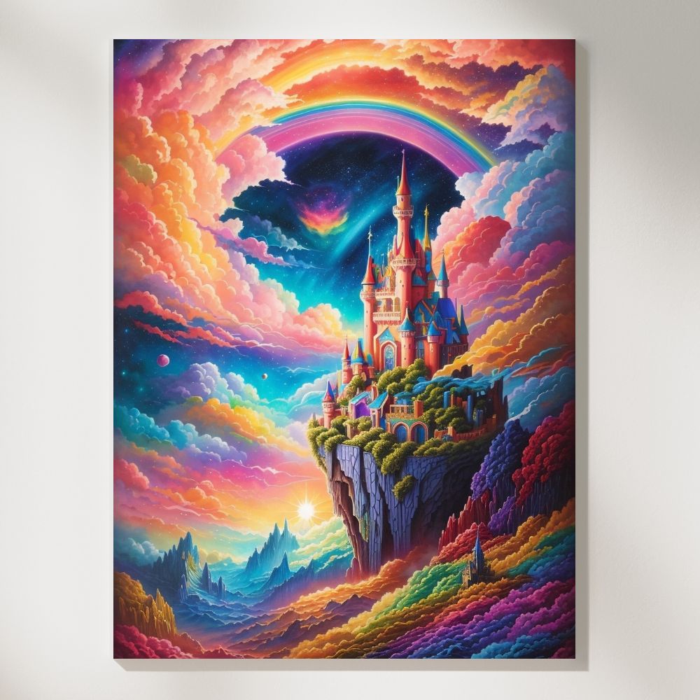 Dreamlike Fantasy World - Paint by Numbers - Artslo.com