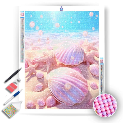 Dreamy Shells - Diamond Painting Kit - Artslo.com