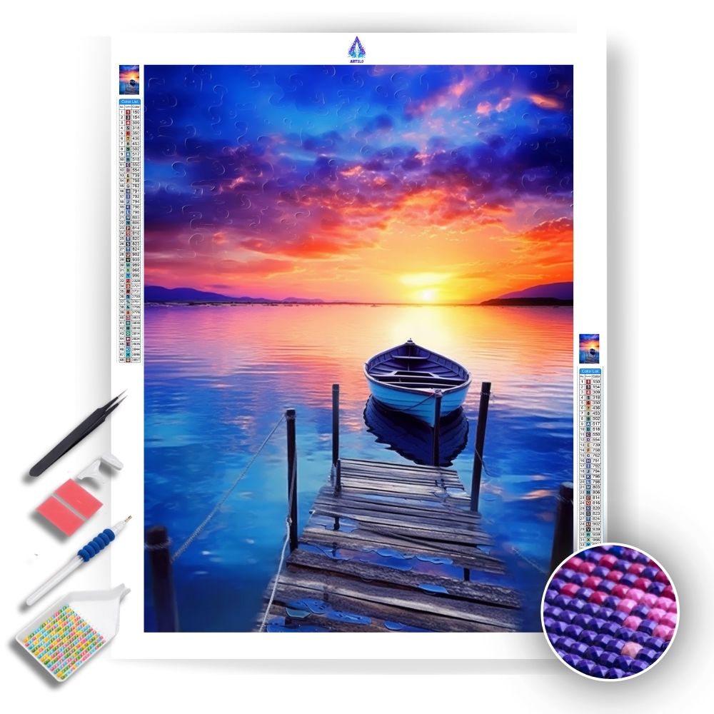 Dreamy Sunset - Diamond Painting Kit - Artslo.com