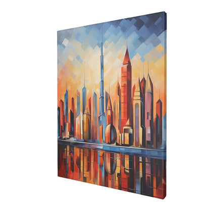 Dubai Skyline - Paint by Numbers - Artslo.com