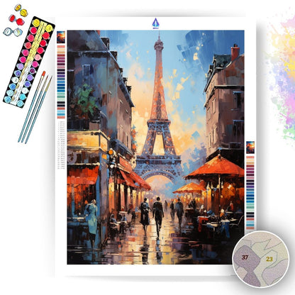 Eiffel Tower - Paint by Numbers - Artslo.com