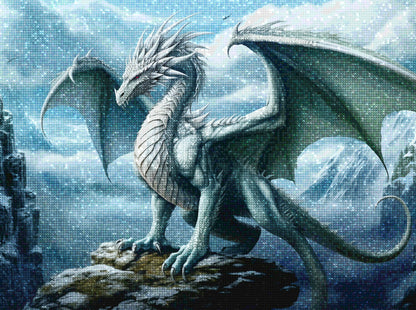 Fantastical Dragon - Diamond Painting Kit - Artslo.com