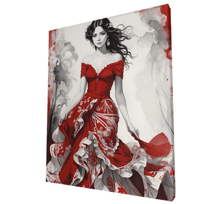 Flamenco Beauty - Paint by Numbers - Artslo.com