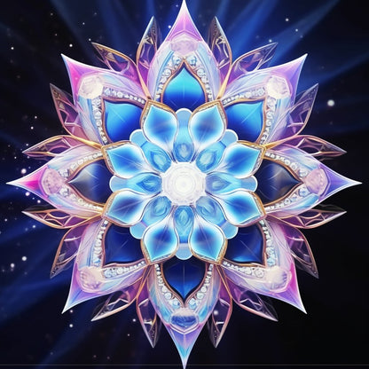 Glass Mandala Diamond - Diamond Painting Kit - Artslo.com