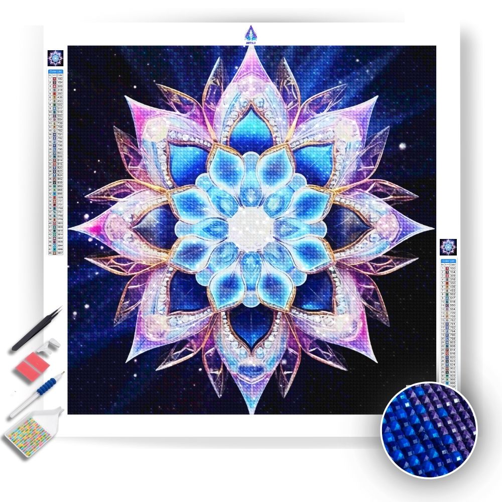 Glass Mandala Diamond - Diamond Painting Kit - Artslo.com