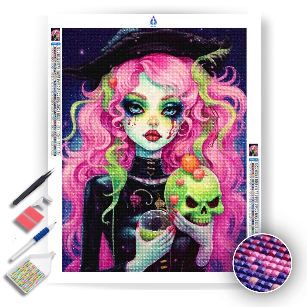 Gothic Pop Culture Girls - Diamond Painting Kit - Artslo.com